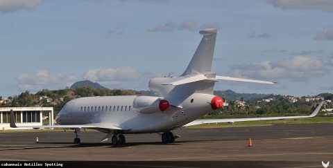 N950X · Dassault Falcon 7X, Martinique – Aimé Césaire