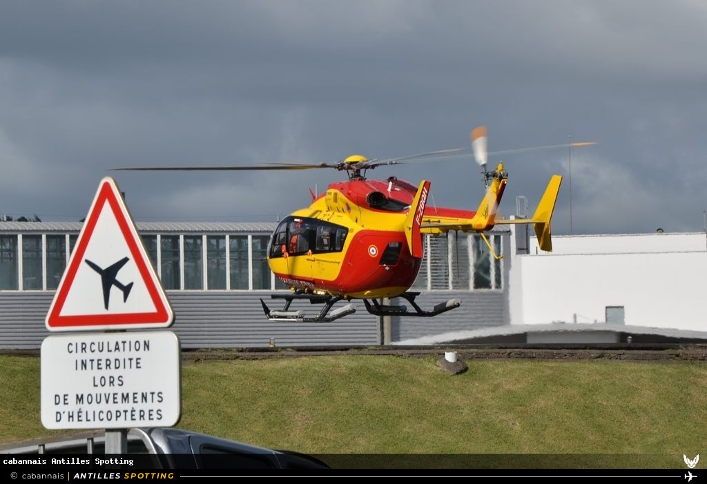F-ZBQH · Airbus Helicopters H145 / EC145, Sécurité civile, Martinique – Aimé Césaire