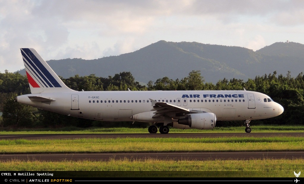 F-GKXC · Airbus A320, Air France, Martinique – Aimé Césaire