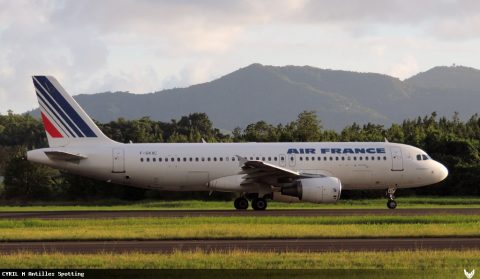 F-GKXC · Airbus A320, Martinique – Aimé Césaire