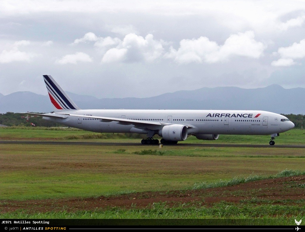 F-GSQN · Boeing 777-300ER, Air France, Pointe-à-Pitre – Maryse Condé
