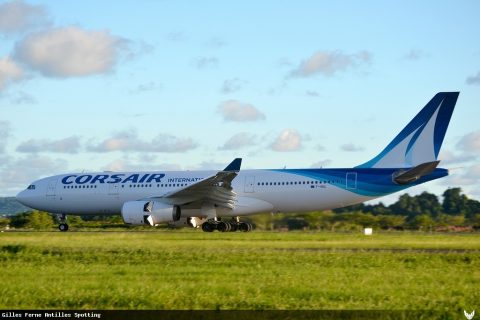 F-HBIL · Airbus A330-200, Martinique – Aimé Césaire