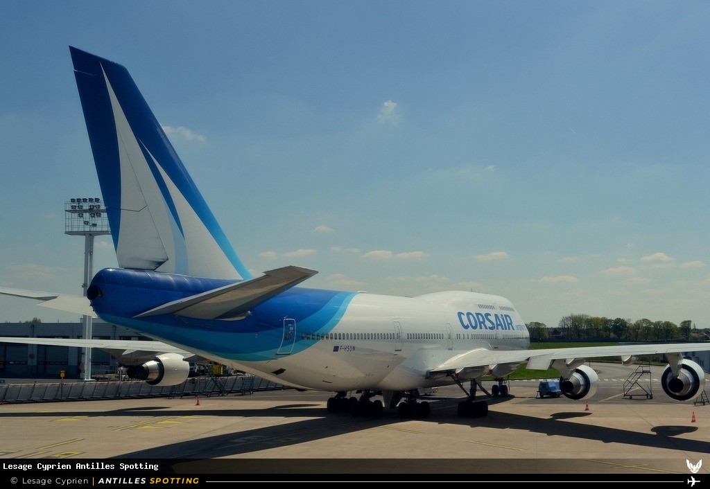 F-HSUN · Boeing 747-400, Corsair International, Paris-Orly