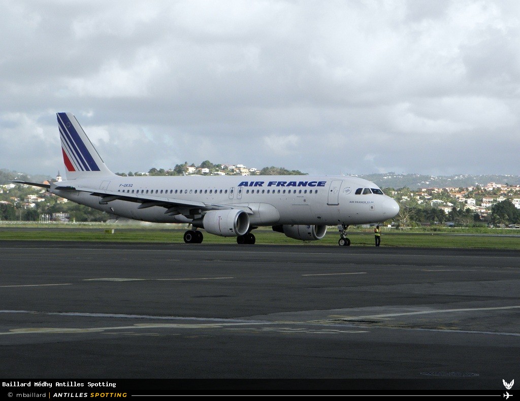 F-GKXQ · Airbus A320, Air France, Martinique – Aimé Césaire