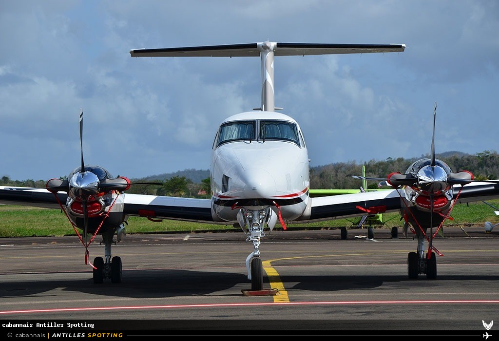 N157HC · Beechcraft King Air 200, Privé, Martinique – Aimé Césaire