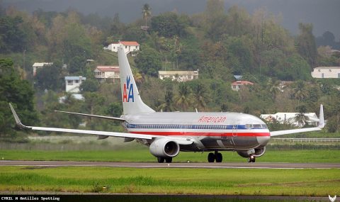 N858NN · Boeing 737-800, Martinique – Aimé Césaire