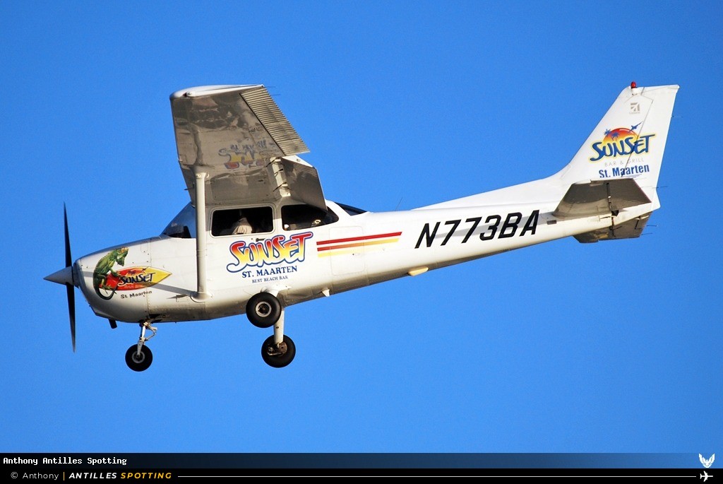 N773BA · Cessna 172 Skyhawk, Privé, Sint Maarten – Princess Juliana
