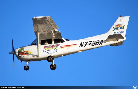 N773BA · Cessna 172 Skyhawk, Sint Maarten – Princess Juliana