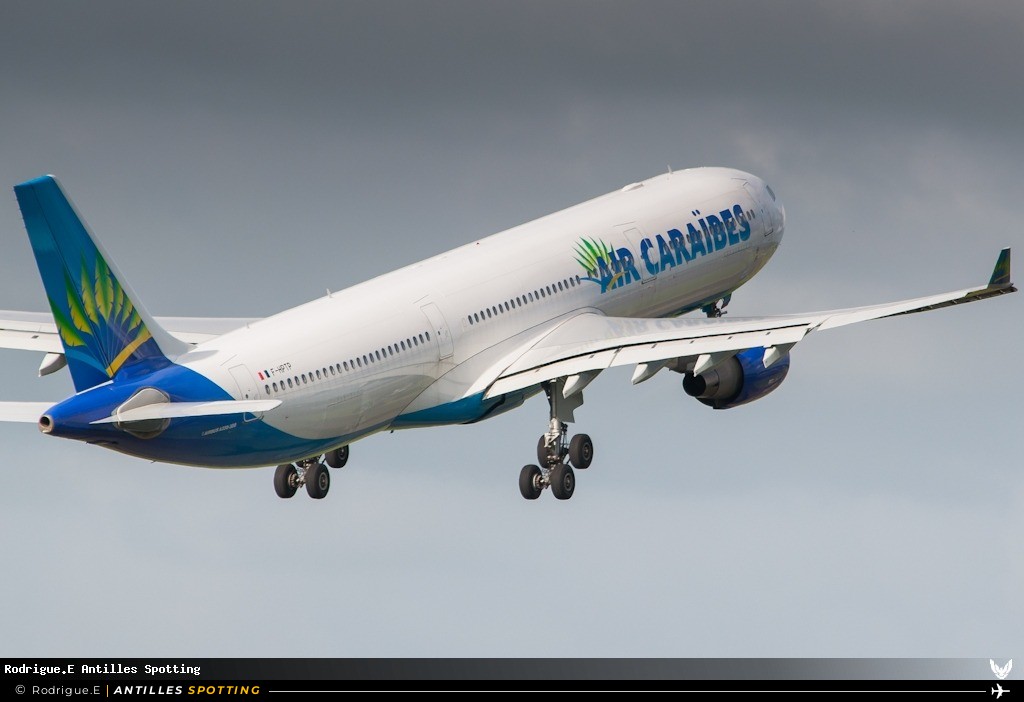 F-HPTP · Airbus A330-300, Air Caraïbes, Pointe-à-Pitre – Maryse Condé