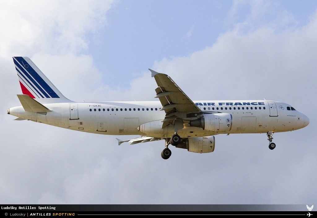 F-GKXC · Airbus A320, Air France, Martinique – Aimé Césaire