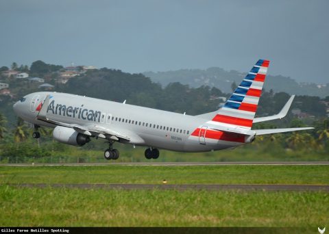 N803NN · Boeing 737-800, Martinique – Aimé Césaire