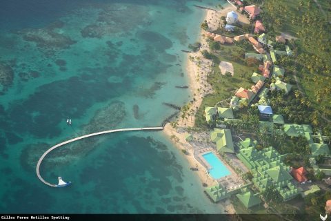 Airport · Aerial view, Martinique – Aimé Césaire