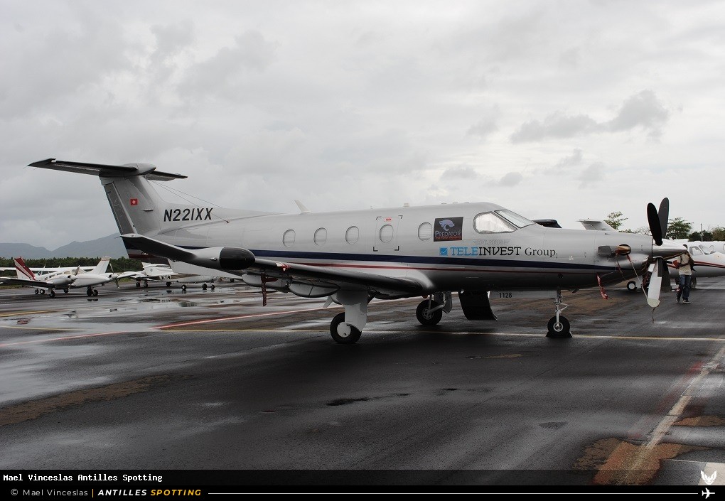 N221XX · Pilatus PC-12, Privé, Martinique – Aimé Césaire