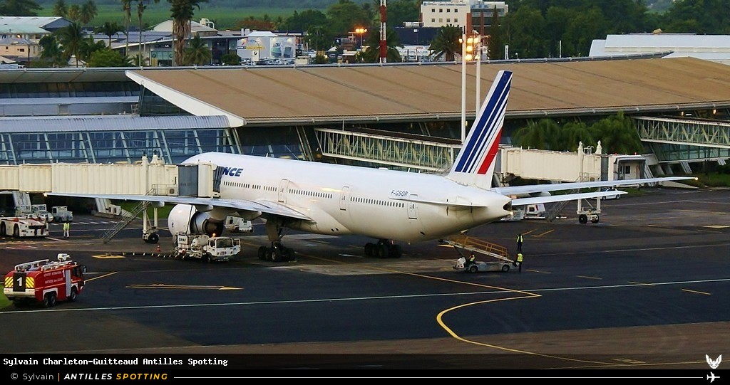 F-GSQR · Boeing 777-300ER, Air France, Martinique – Aimé Césaire
