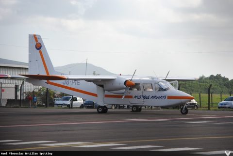 J8-PTE · Britten-Norman BN-2 Islander, Martinique – Aimé Césaire
