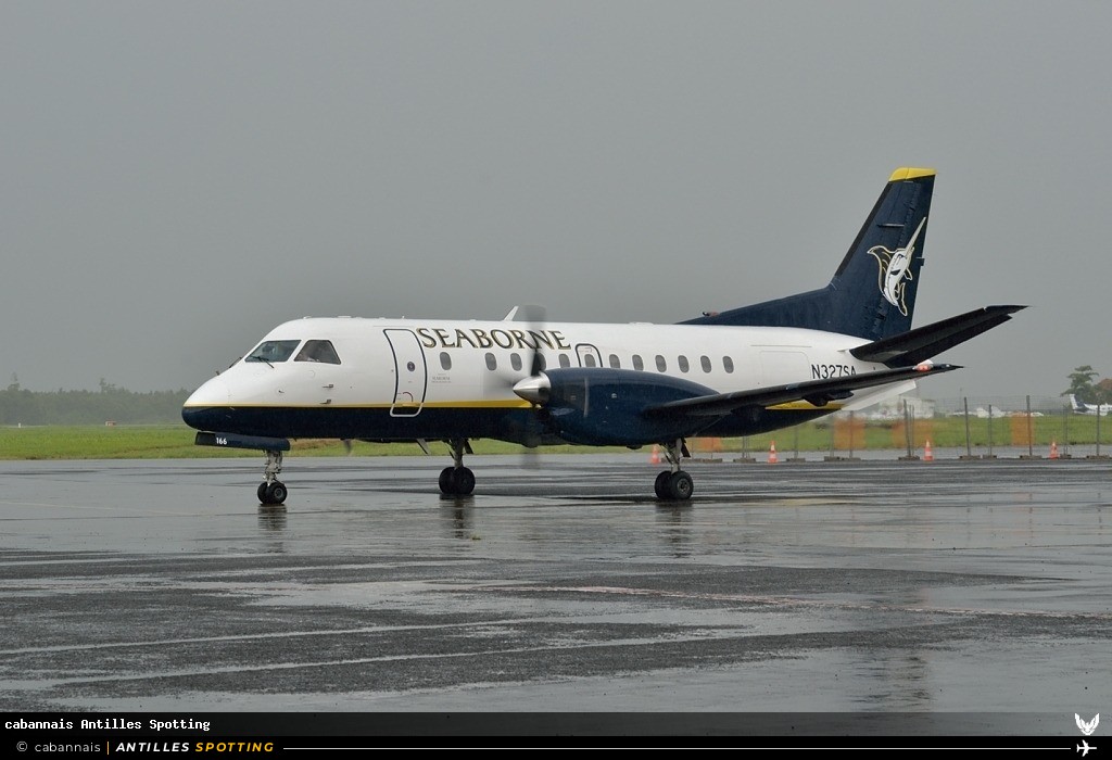 N327SA · Saab 340, Seaborne Airline, Martinique – Aimé Césaire