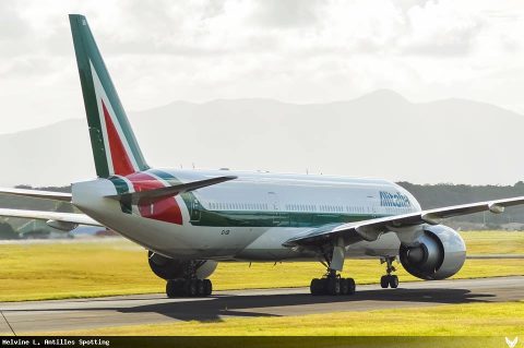 EI-ISB · Boeing 777-200, Pointe-à-Pitre – Maryse Condé