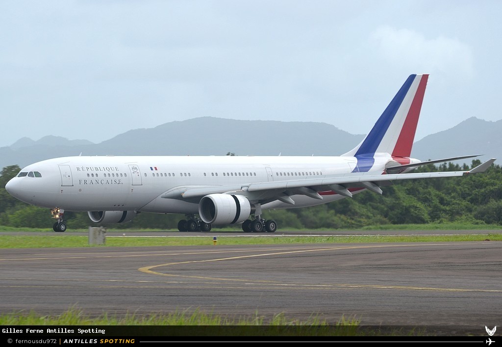 F-RARF · Airbus A330-200, République Française - COTAM, Martinique – Aimé Césaire
