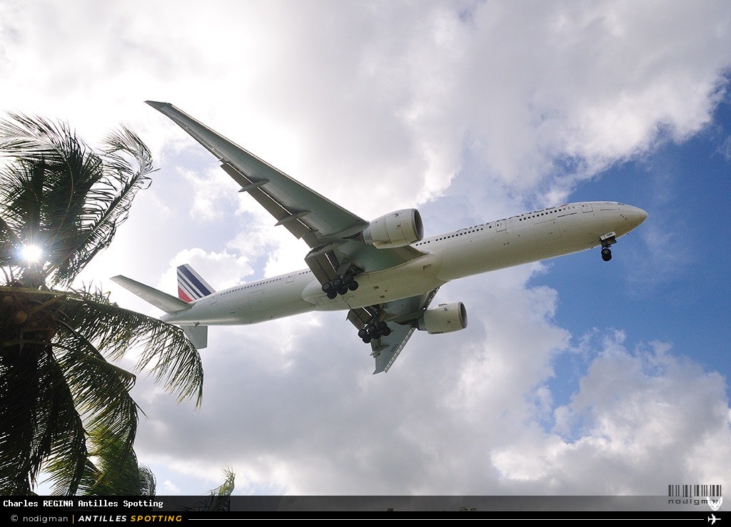 F-GSQN · Boeing 777-300ER, Air France, Martinique – Aimé Césaire