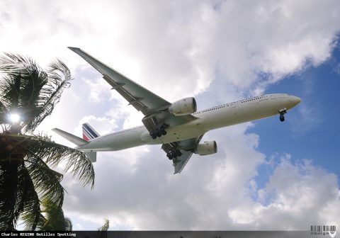 F-GSQN · Boeing 777-300ER, Martinique – Aimé Césaire