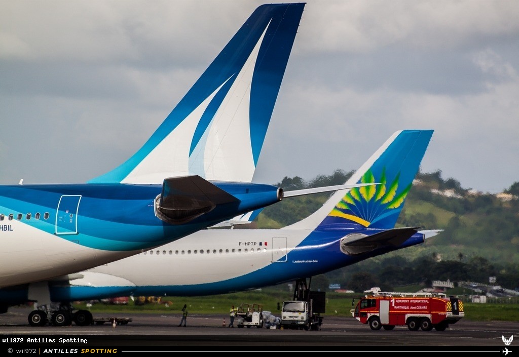 F-HBIL · Airbus A330-200, Corsair International, Martinique – Aimé Césaire