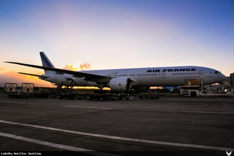 F-GSQP · Boeing 777-300ER, Pointe-à-Pitre – Maryse Condé