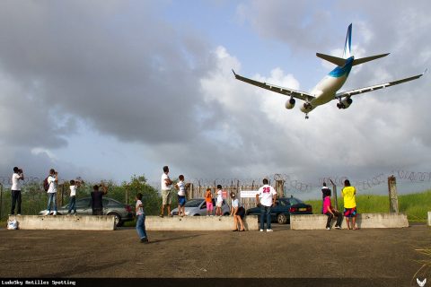 F-HSKY · Airbus A330-300, Martinique – Aimé Césaire