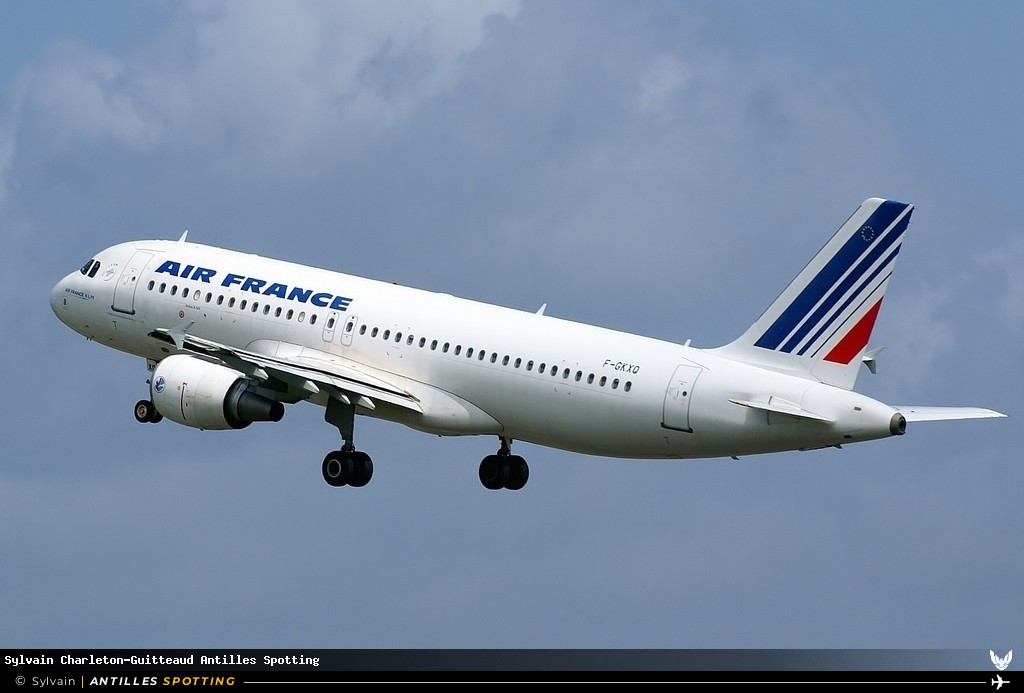F-GKXQ · Airbus A320, Air France, Martinique – Aimé Césaire