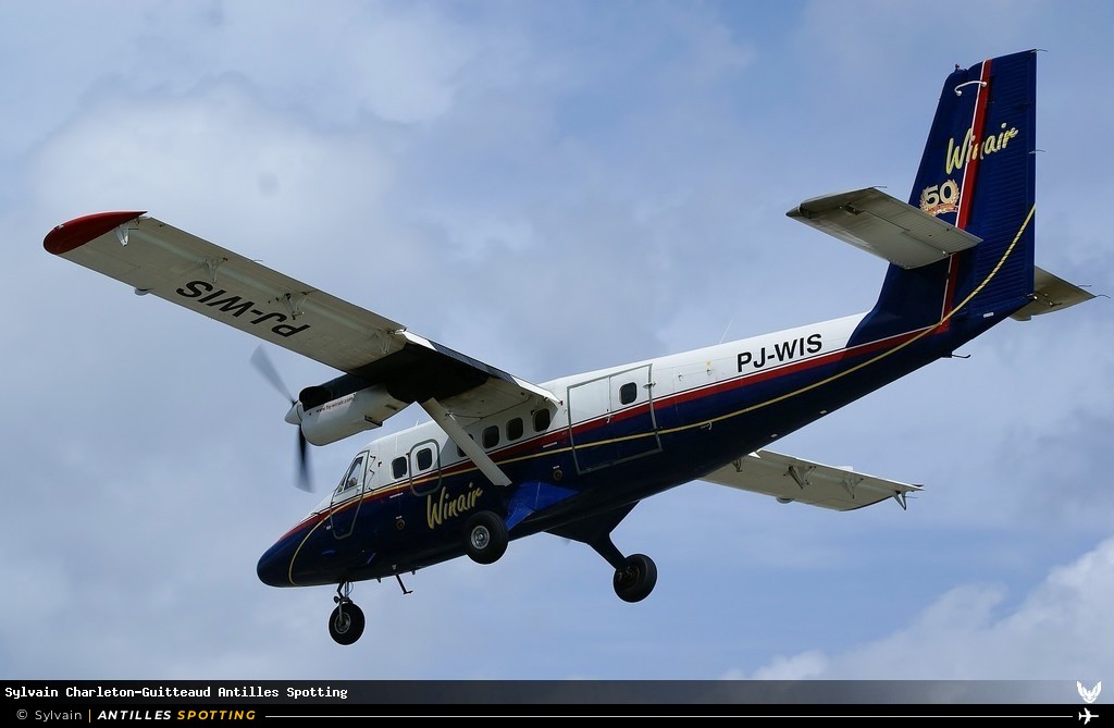 PJ-WIS · De Havilland Canada DHC-6 Twin Otter, Winair, Sint Maarten – Princess Juliana