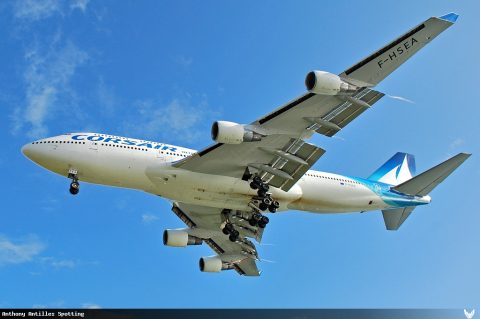 F-HSEA · Boeing 747-400, Martinique – Aimé Césaire
