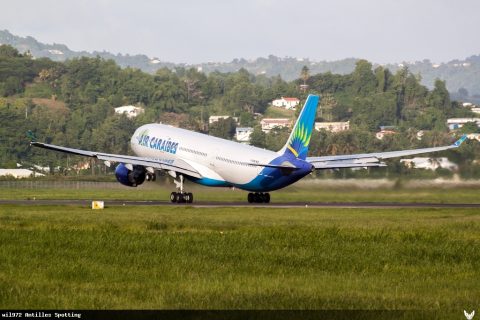 F-OONE · Airbus A330-300, Martinique – Aimé Césaire