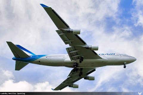 F-HSEA · Boeing 747-400, Pointe-à-Pitre – Maryse Condé