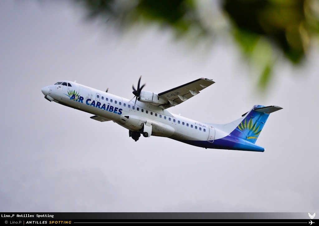 F-OIJH · ATR 72-500, Air Caraïbes, Pointe-à-Pitre – Maryse Condé