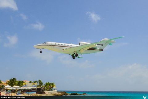 N952QS · Cessna Citation X, Sint Maarten – Princess Juliana