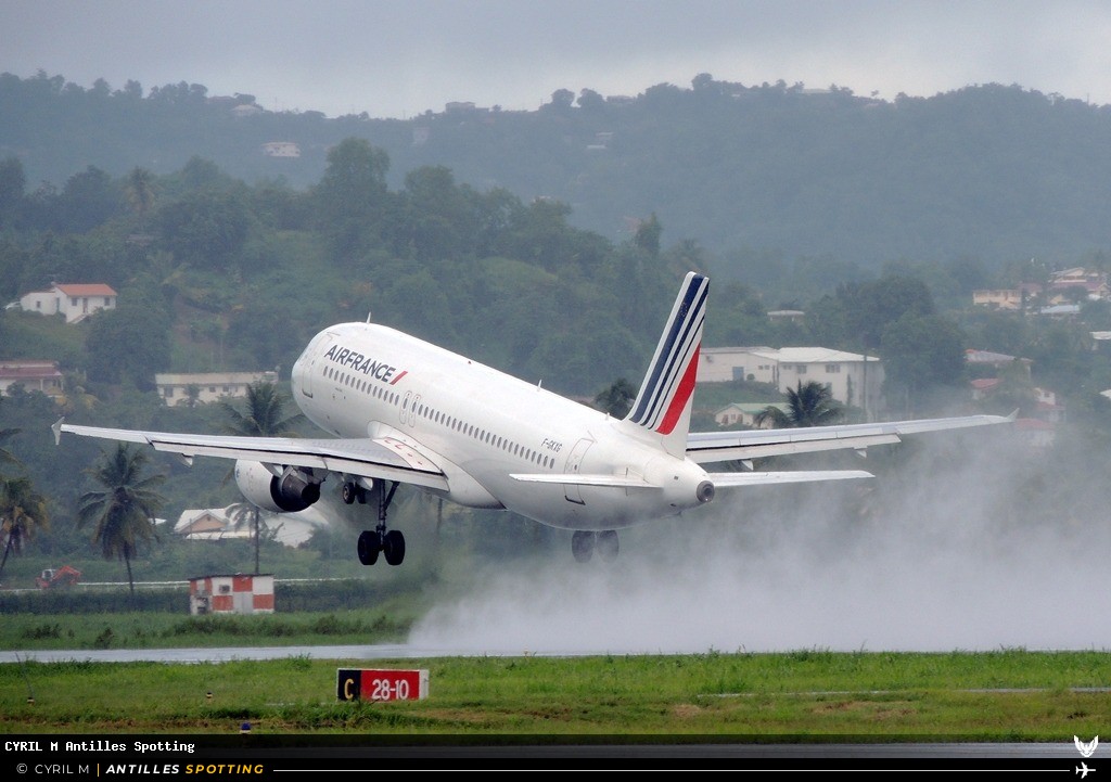 F-GKXG · Airbus A320, Air France, Martinique – Aimé Césaire