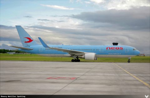 I-NDMJ · Boeing 767-300, Pointe-à-Pitre – Maryse Condé