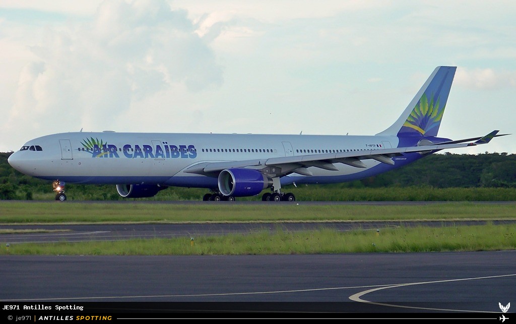 F-HPTP · Airbus A330-300, Air Caraïbes, Pointe-à-Pitre – Maryse Condé
