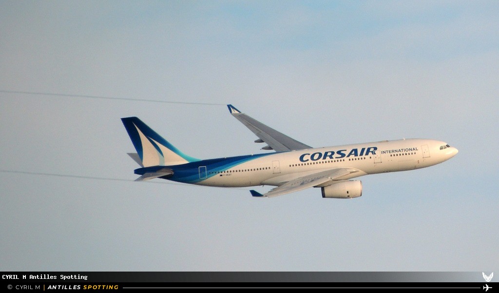 F-HCAT · Airbus A330-200, Corsair International, Martinique – Aimé Césaire