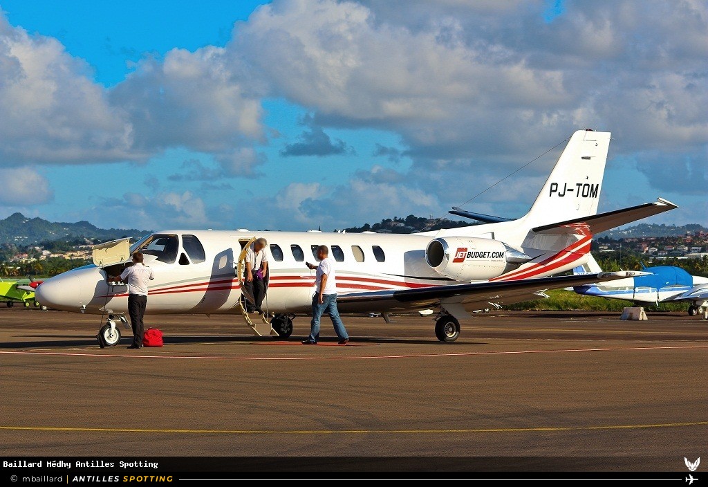PJ-TOM · Cessna Citation (autre), Jet Budget, Martinique – Aimé Césaire