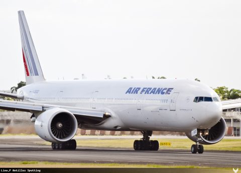 F-GSQO · Boeing 777-300ER, Pointe-à-Pitre – Maryse Condé