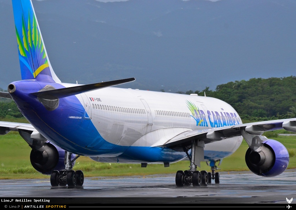 F-OONE · Airbus A330-300, Air Caraïbes, Pointe-à-Pitre – Maryse Condé