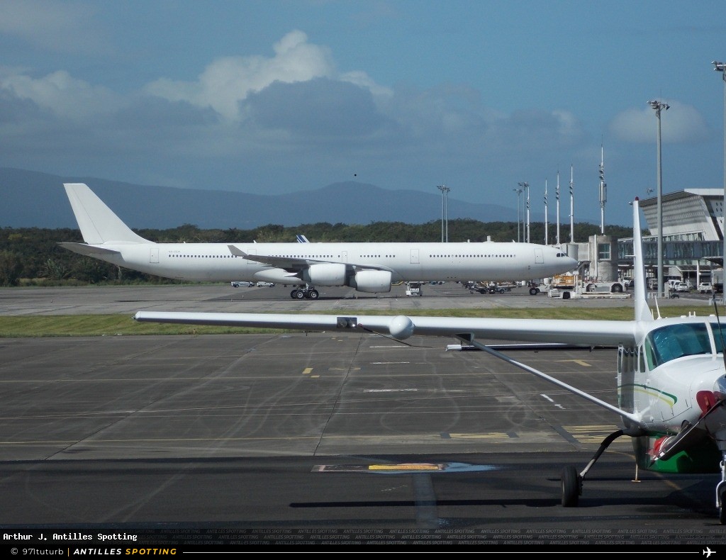 9H-SEA · Airbus A340-600, Hi Fly Malta, Pointe-à-Pitre – Maryse Condé