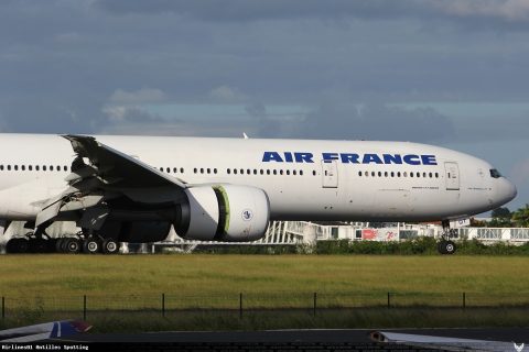 F-GSQT · Boeing 777-300ER, Pointe-à-Pitre – Maryse Condé