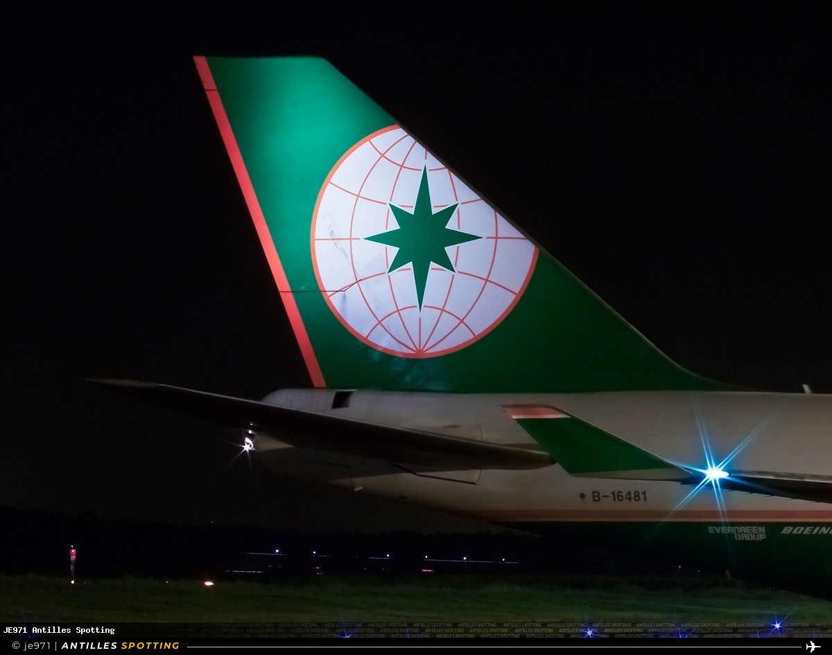 B-16481 · Boeing 747-400, Eva Air Cargo, Pointe-à-Pitre – Maryse Condé
