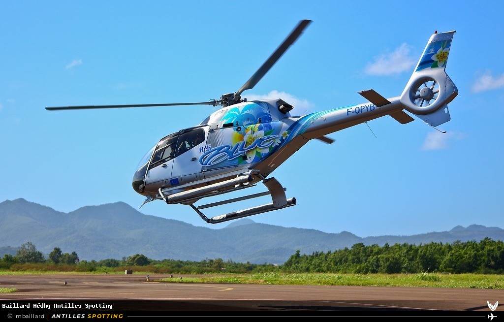 F-OPYB · Airbus Helicopters H120 / EC120 Colibri, Héli Blue, Martinique – Aimé Césaire
