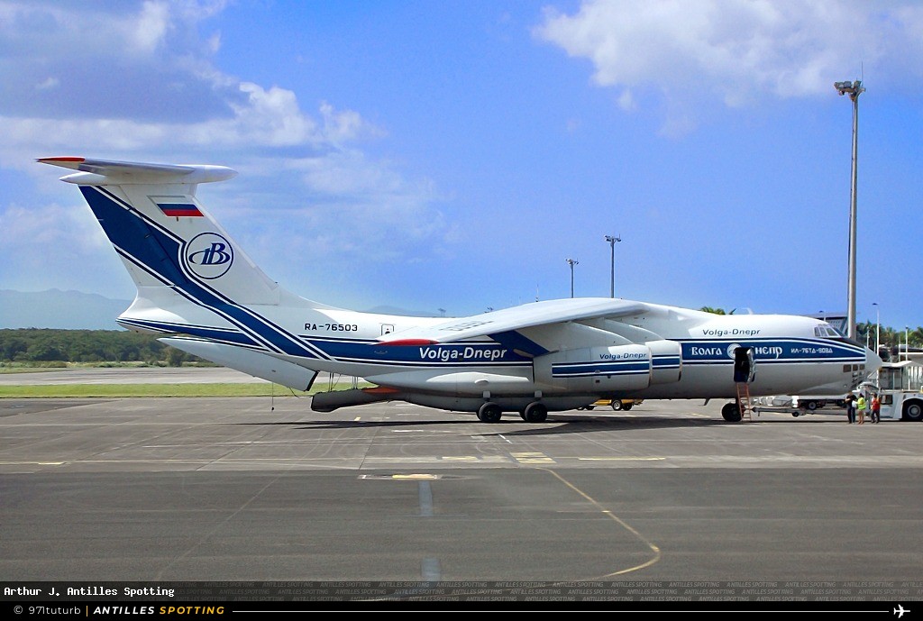 RA-76950 · Ilyushin Il-76, Volga-Dnepr Airlines, Pointe-à-Pitre – Maryse Condé