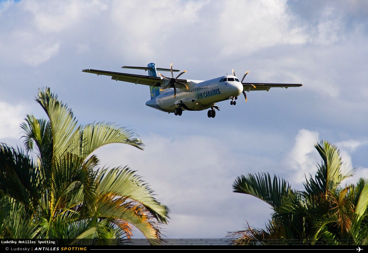 F-OIJK · ATR 72-500, Air Caraïbes, Pointe-à-Pitre – Maryse Condé