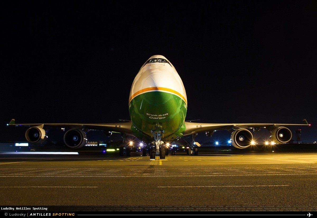 B-16481 · Boeing 747-400, Eva Air Cargo, Pointe-à-Pitre – Maryse Condé