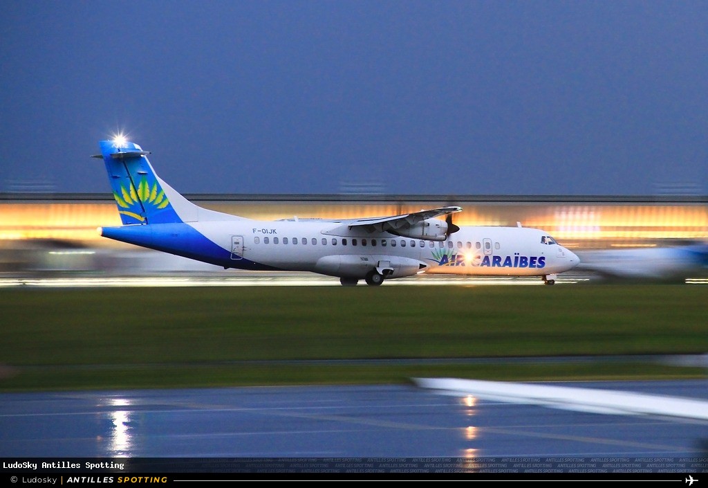 F-OIJK · ATR 72-500, Air Caraïbes, Pointe-à-Pitre – Maryse Condé