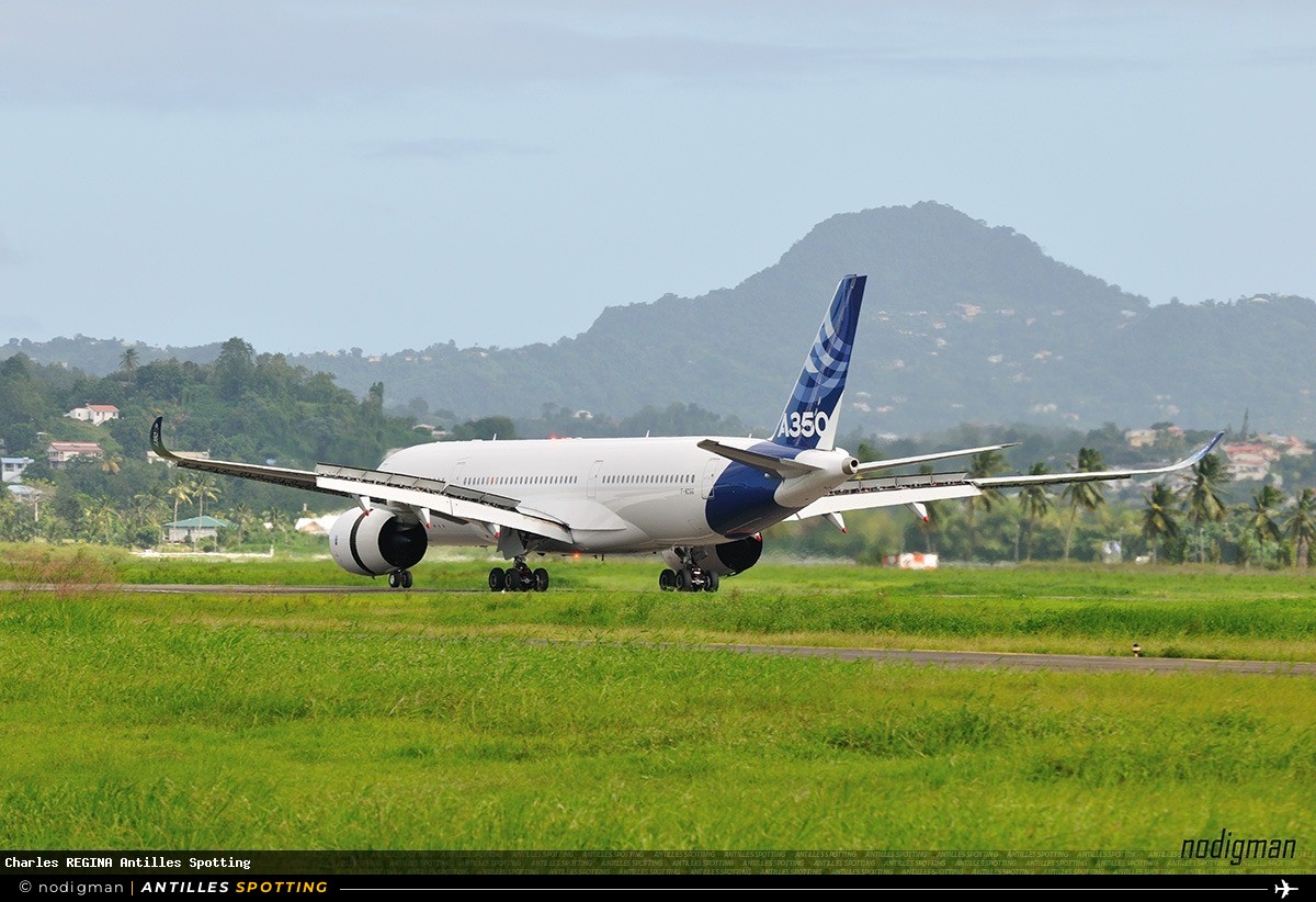 F-WZGG · Airbus A350-900, Airbus Industrie, Martinique – Aimé Césaire